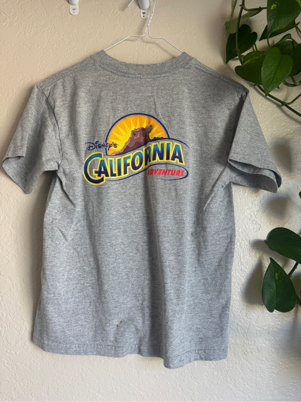 Vintage Disney California Adventure, Gray, Graphic T-Shirt, Child Size M - Picture 3 of 4
